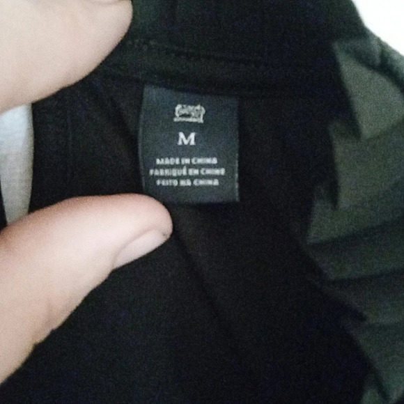 Scotch & Soda Black Ruffle High Neck Blouse Keyhole Back Size Medium - Picture 9 of 11